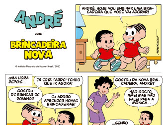 André em brincadeira nova