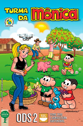 Turma da Mônica em Objetivos Globais ODS 02