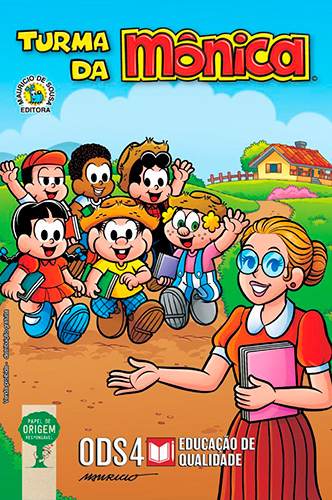 Turma da Mônica em Objetivos Globais ODS 04
