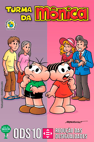Turma da Mônica em Objetivos Globais ODS 10